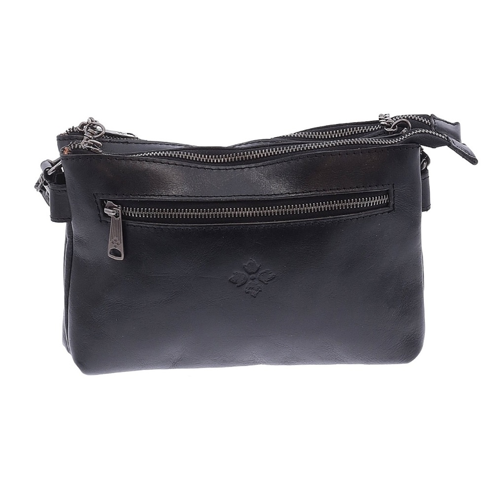 🛑SOLD🛑 Patricia Nash Black Leather Shoulder Bag with Chain Strap - Picture 13 of 15